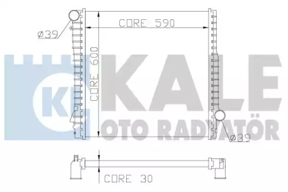 Радиатор охлаждения KALE OTO RADYATOR 354300