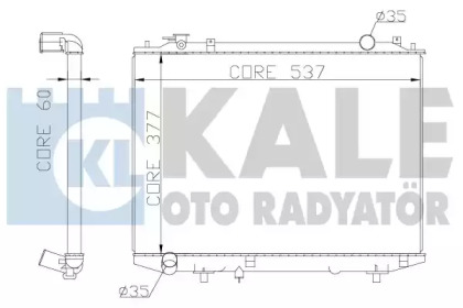 Радіатор охолодження KALE OTO RADYATOR 356200