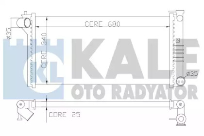 Радиатор охлаждения KALE OTO RADYATOR 359600
