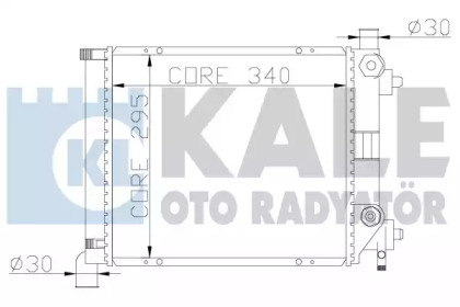 Радіатор охолодження KALE OTO RADYATOR 361200