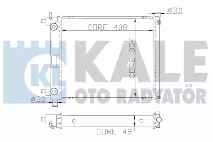 Радиатор охлаждения KALE OTO RADYATOR 365900
