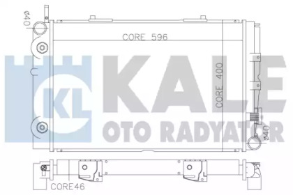 Радиатор охлаждения АКПП KALE OTO RADYATOR 370200