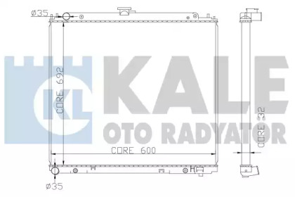 Радиатор охлаждения KALE OTO RADYATOR 370600