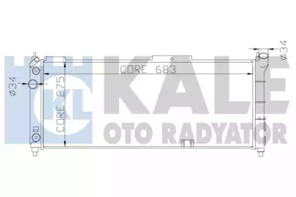 Радіатор охолодження KALE OTO RADYATOR 371100