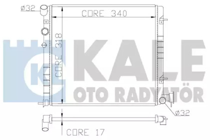 Радиатор охлаждения KALE OTO RADYATOR 372500