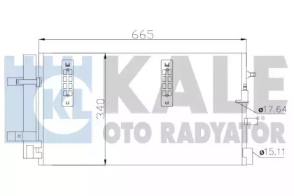 Радіатор кондиціонера KALE OTO RADYATOR 375800