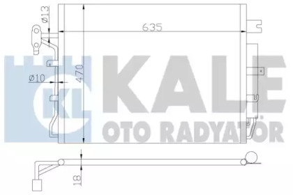 Радиатор кондиционера KALE OTO RADYATOR 378000