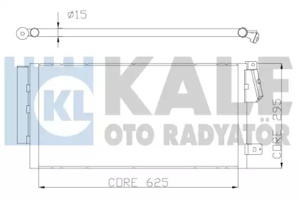 Радиатор кондиционера KALE OTO RADYATOR 378300