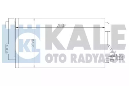 Радіатор кондиціонера KALE OTO RADYATOR 381500