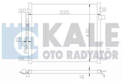 Радіатор кондиціонера KALE OTO RADYATOR 385200