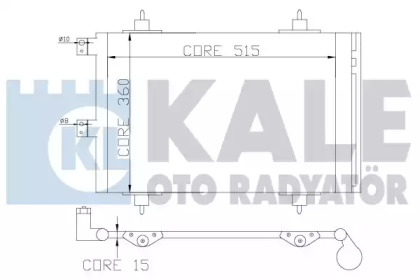 Радіатор кондиціонера KALE OTO RADYATOR 385600
