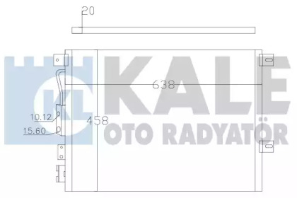 Радіатор кондиціонера KALE OTO RADYATOR 385800