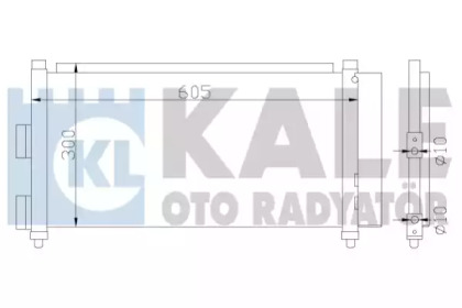 Радіатор кондиціонера KALE OTO RADYATOR 386000