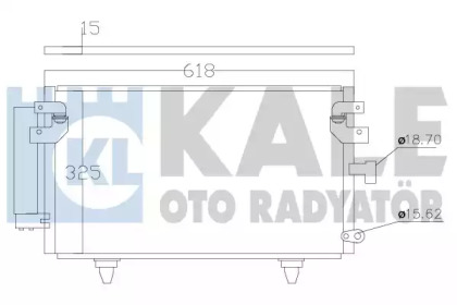 Радиатор кондиционера KALE OTO RADYATOR 389900