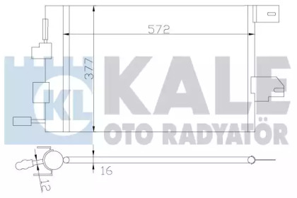 Радіатор кондиціонера KALE OTO RADYATOR 393300