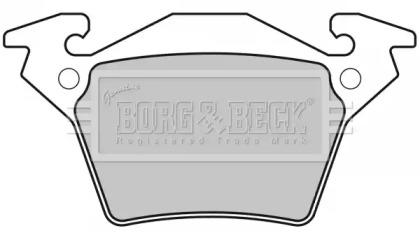 Колодки тормозные BORG & BECK BBP1670