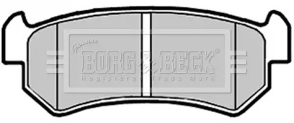 Колодки тормозные BORG & BECK BBP2146