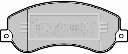 Колодки тормозные BORG & BECK BBP2281