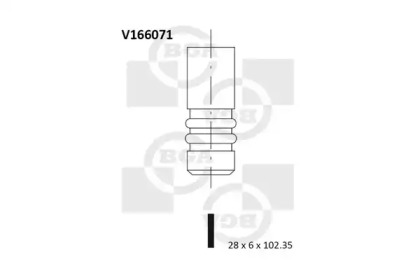 Клапан двигателя BGA V166071
