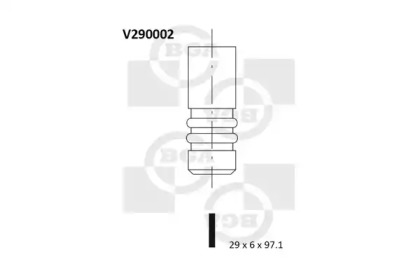 Клапан двигателя BGA V290002