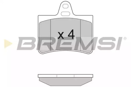 Колодки гальмівні BREMSI BP2938