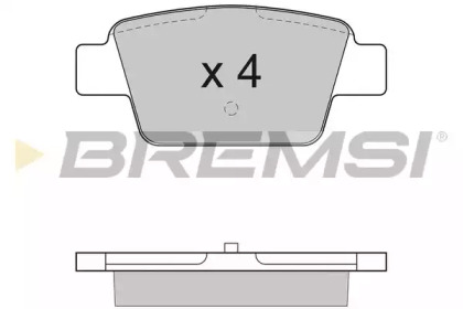 Комплект тормозных колодок BREMSI BP2947