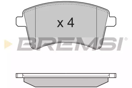 

Колодки тормозные BREMSI BP3367