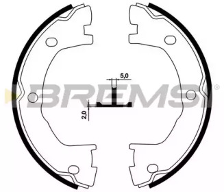 Колодки стояночного тормоза BREMSI GF0183