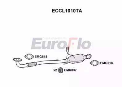 Катализатор EuroFlo 0 4941 ECCL1010TA