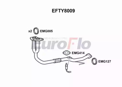 Трубка EuroFlo 0 4941 EFTY8009