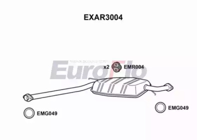 Амортизатор EuroFlo 0 4941 EXAR3004