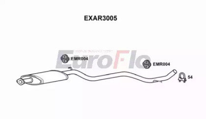 Амортизатор EuroFlo 0 4941 EXAR3005