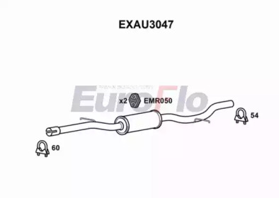 Амортизатор EuroFlo 0 4941 EXAU3047