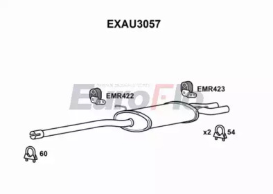Амортизатор EuroFlo 0 4941 EXAU3057