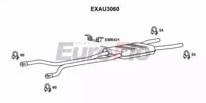 Амортизатор EuroFlo 0 4941 EXAU3060