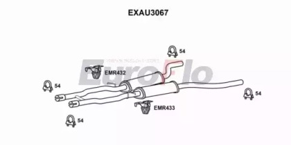 Амортизатор EuroFlo 0 4941 EXAU3067