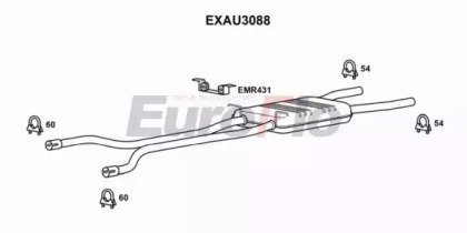 Амортизатор EuroFlo 0 4941 EXAU3088
