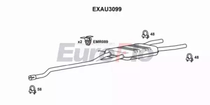 Амортизатор EuroFlo 0 4941 EXAU3099