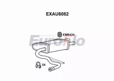 Амортизатор EuroFlo 0 4941 EXAU6082