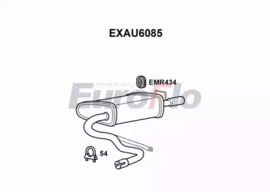 Амортизатор EuroFlo 0 4941 EXAU6085