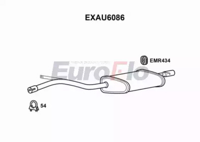 Амортизатор EuroFlo 0 4941 EXAU6086