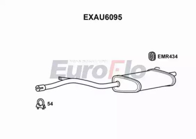 Амортизатор EuroFlo 0 4941 EXAU6095