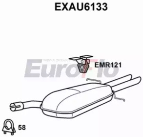 Амортизатор EuroFlo 0 4941 EXAU6133
