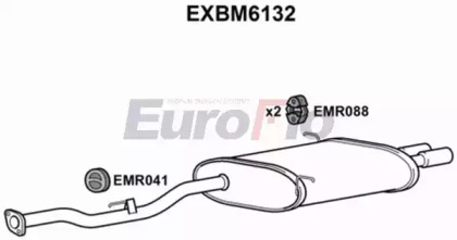 Амортизатор EuroFlo 0 4941 EXBM6132