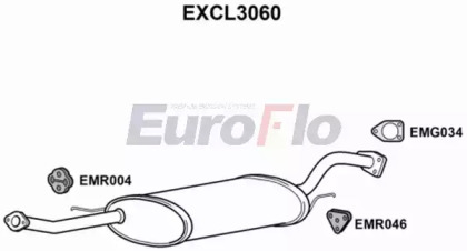 Амортизатор EuroFlo 0 4941 EXCL3060