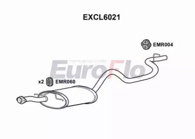 Амортизатор EuroFlo 0 4941 EXCL6021