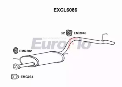 Амортизатор EuroFlo 0 4941 EXCL6086