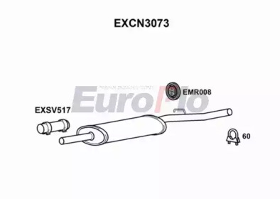 Амортизатор EuroFlo 0 4941 EXCN3073