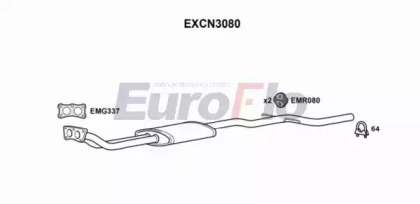 Амортизатор EuroFlo 0 4941 EXCN3080