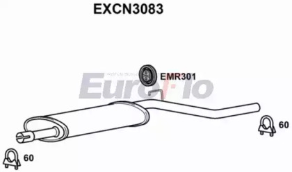 Амортизатор EuroFlo 0 4941 EXCN3083